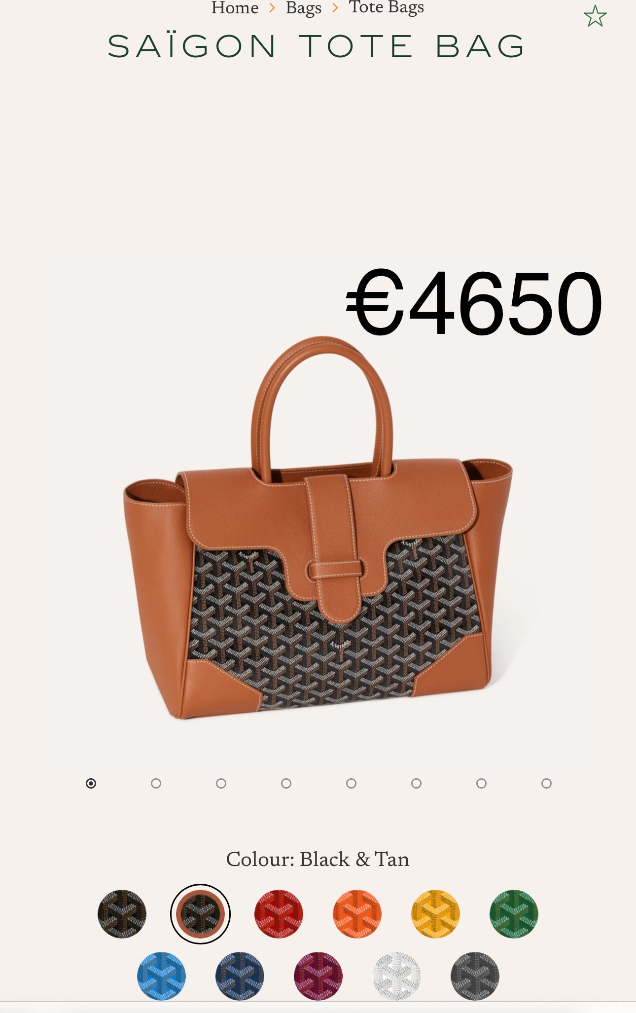 Goyard Saigon Tote 新爆款兩用西貢包/4080E4650🍀🉐187000🇪🇺