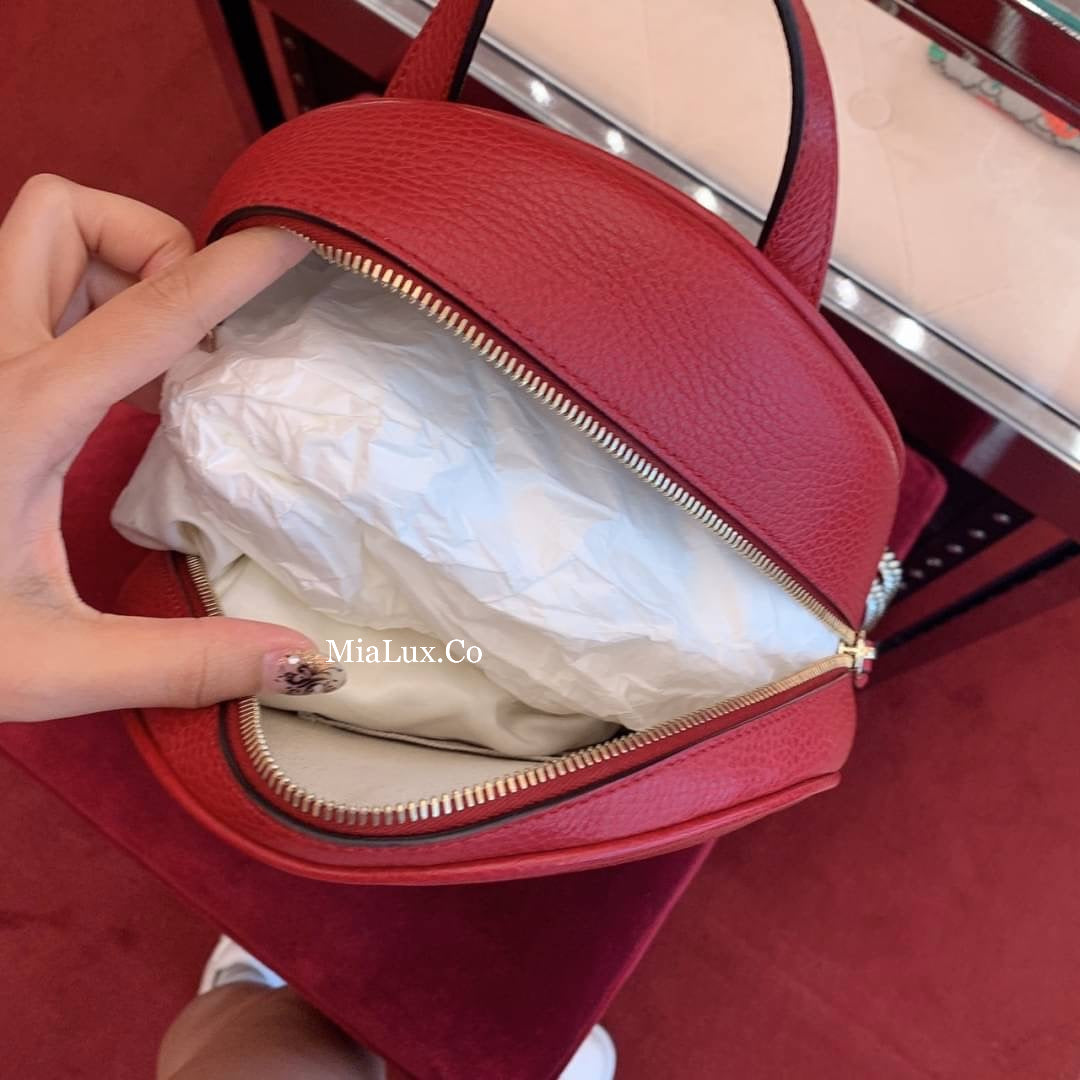 @Gucci Soho Backpack 浮雕牛皮後背包/P830