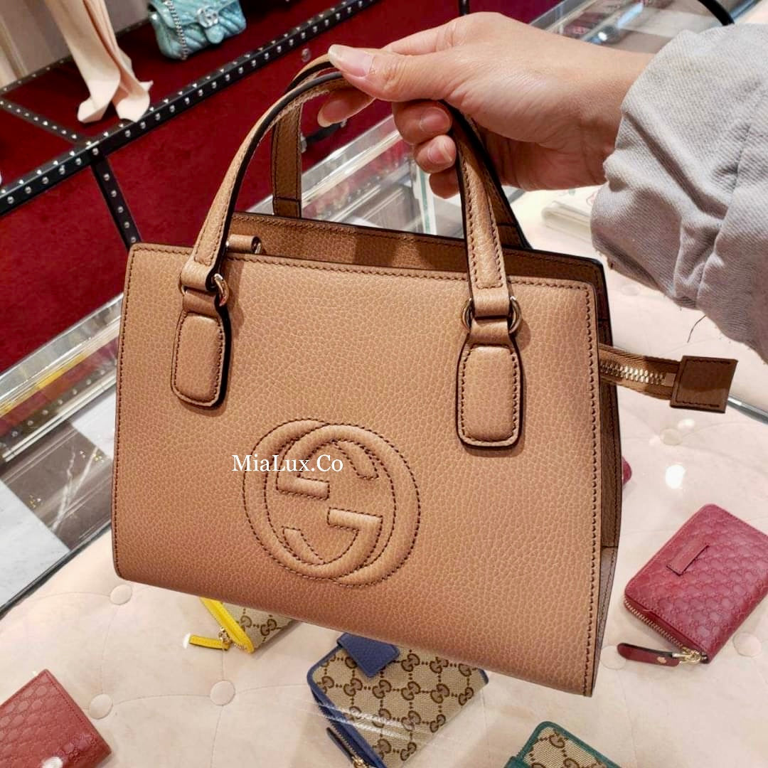 @Gucci Soho Handbag 硬殼牛皮包/P870