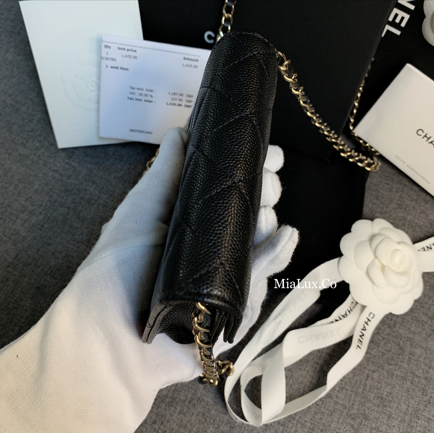 CHANEL▶︎✨| CLASSIC CLUTCH WITH CHAIN 經典格紋翻蓋鏈卡包 AP2727 -