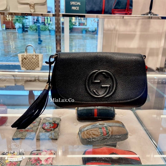 @Gucci▪️Soho Chain Bag 浮雕法棍包/P785 🔔限時折🉐36330