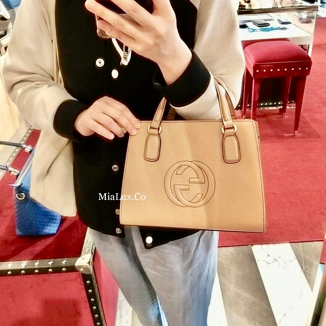 @Gucci Soho Handbag 硬殼牛皮包/P870