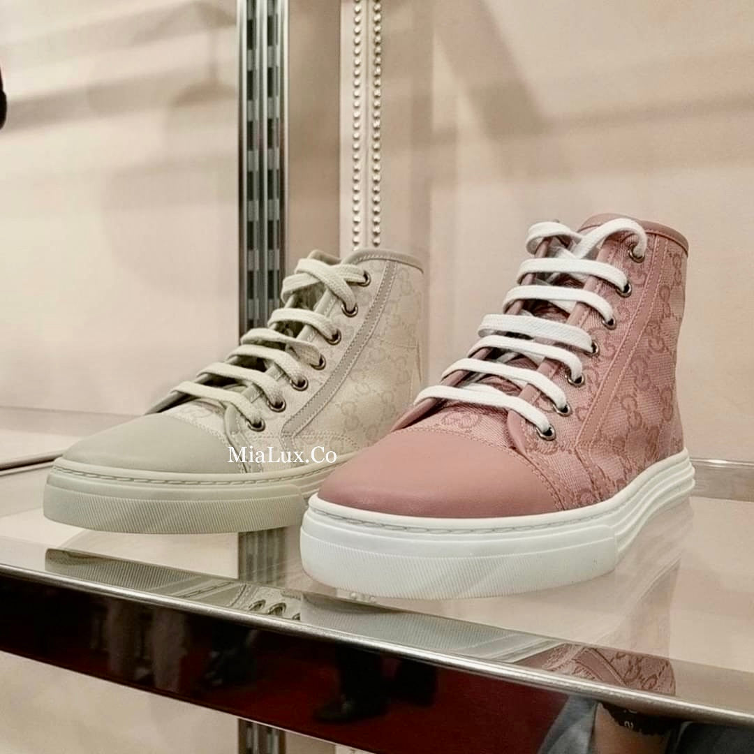 @Gucci High-Top Sneaker 高筒老花靴鞋/P220