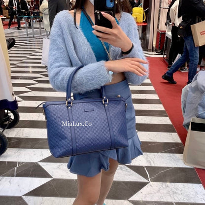 @Gucci Embossed Zipper Tote 壓紋拉鍊托特包/P740