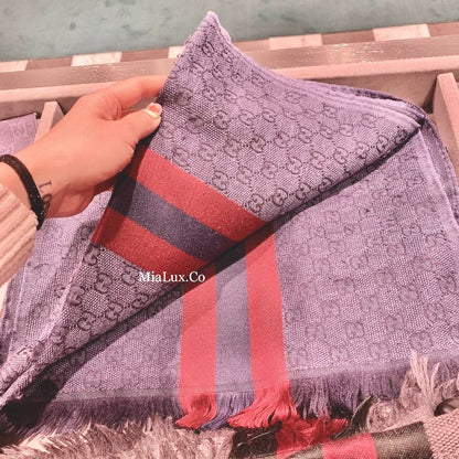 @Gucci Wool Scarf Long 男女款長條圍巾/P175