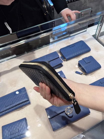 @Gucci▪️Embossed Long Wallet 壓紋拉鍊長夾/P270 🔔限時折🉐13150