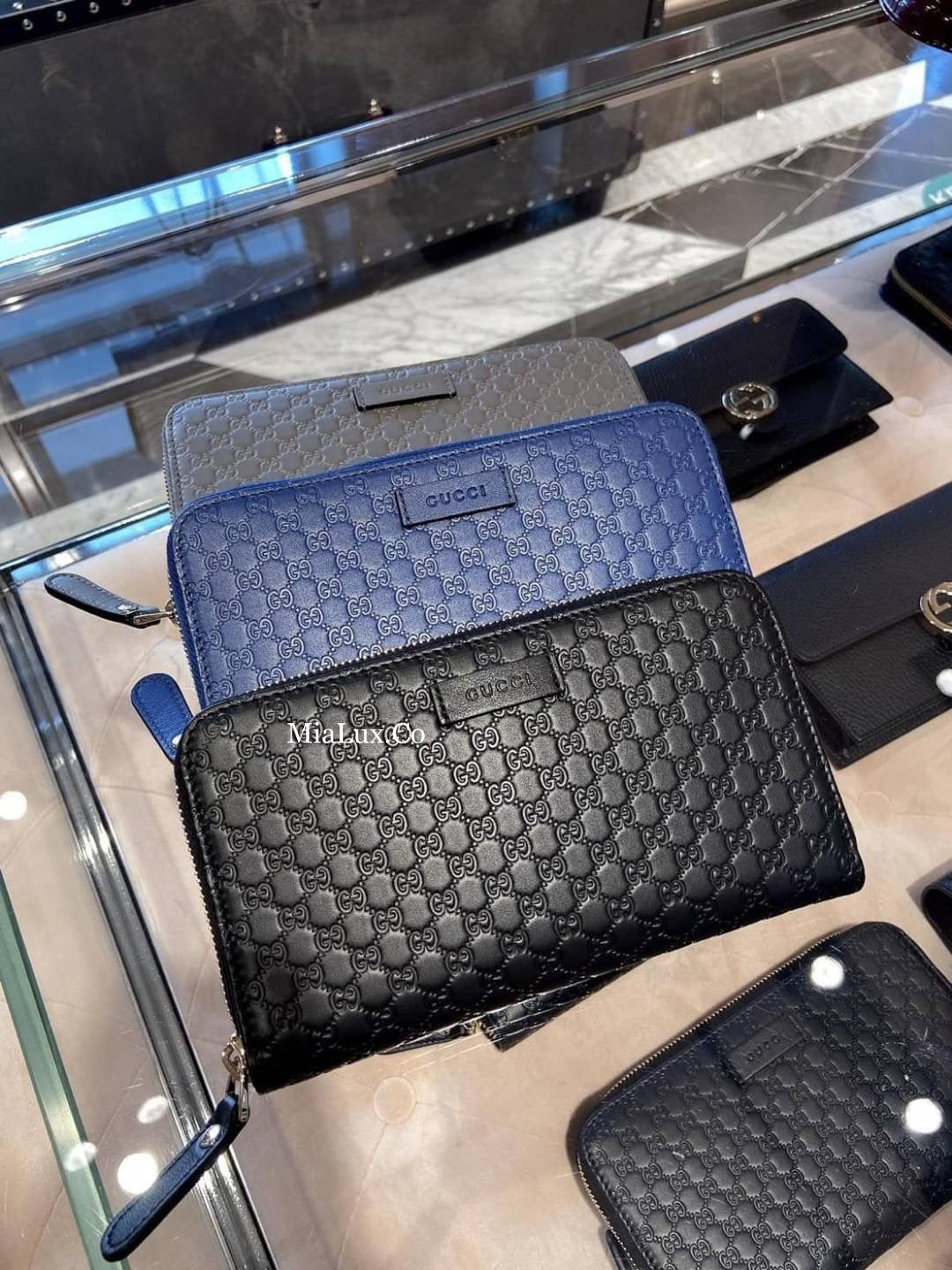 @Gucci▪️Embossed Long Wallet 壓紋拉鍊長夾/P270 🔔限時折🉐13150