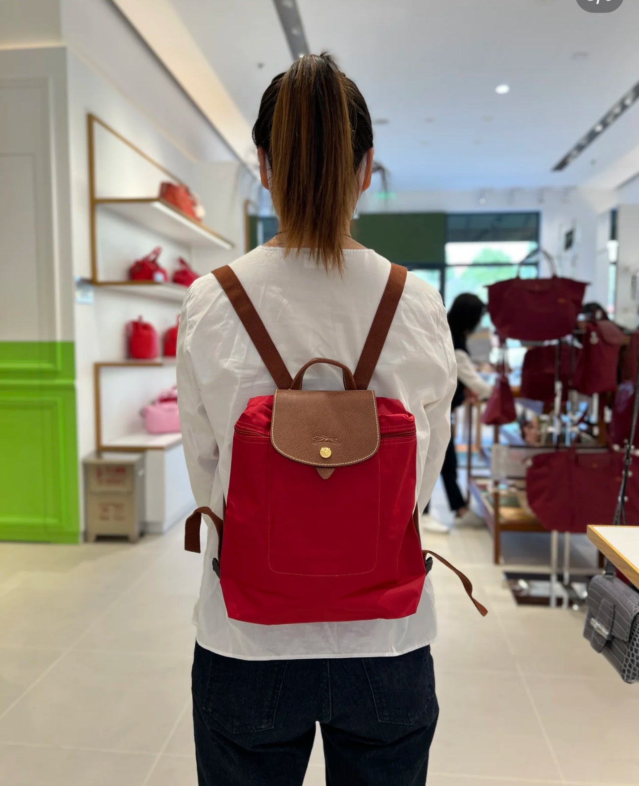 @Longchamp Nylon Backpack 尼龍後揹包/110P88 🔔限時折🉐4760