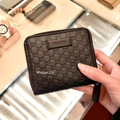 @Gucci Embossed Wallet 壓紋雙層拉鍊短夾/P230