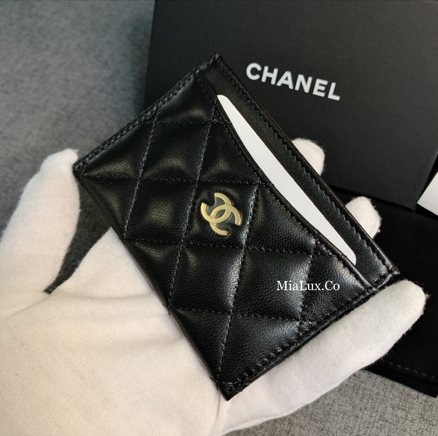 CHANEL▪️CF CARD HOLDER 經典格紋卡夾/410