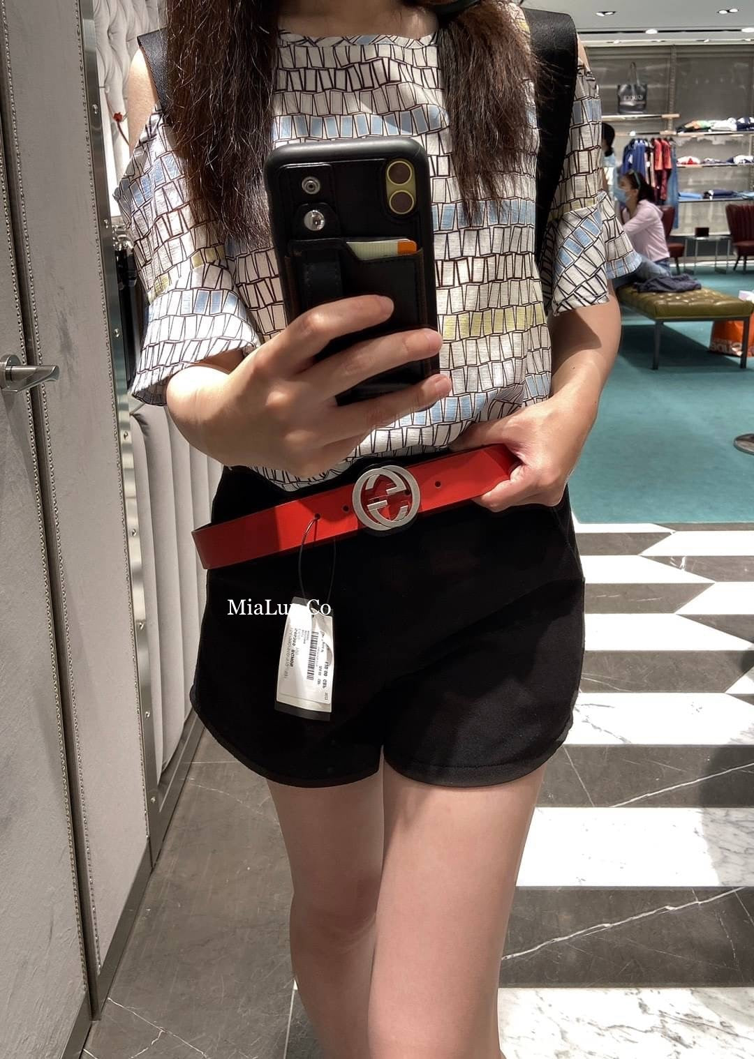 @Gucci▪️Calfskin Belt 女款正反同色皮帶/P230 🔔限時折🉐11350