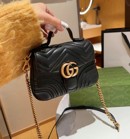 Gucci GG Marmont Handle Mini 醫生郵差包/1780 🉐72200