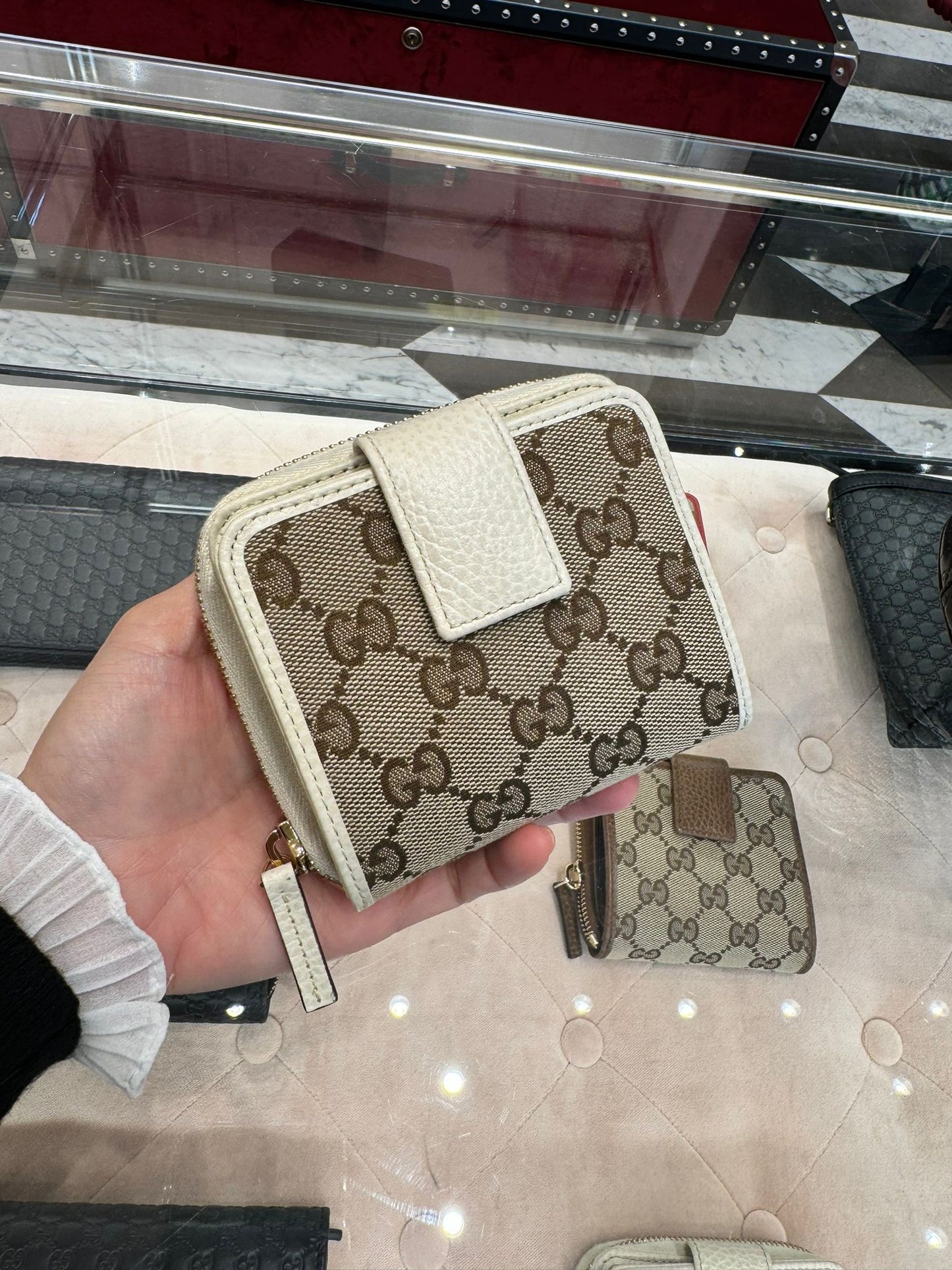 @Gucci Canvas 織布短夾/440P200 🔔限時折🉐11000