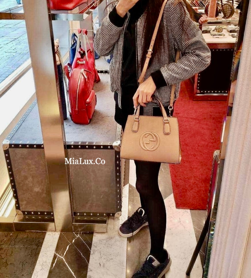 @Gucci Soho Handbag 硬殼牛皮包/P870