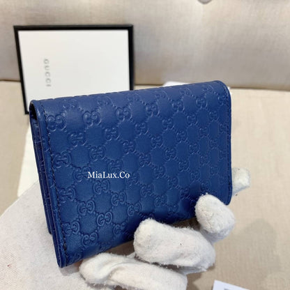 @Gucci Embossed Card Case 壓紋牛皮翻蓋卡包/P210