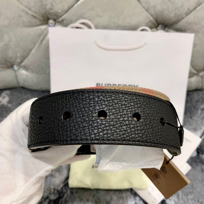 @Burberry Classic Belt 格紋雙面皮帶/P180 🔥下殺🉐9600