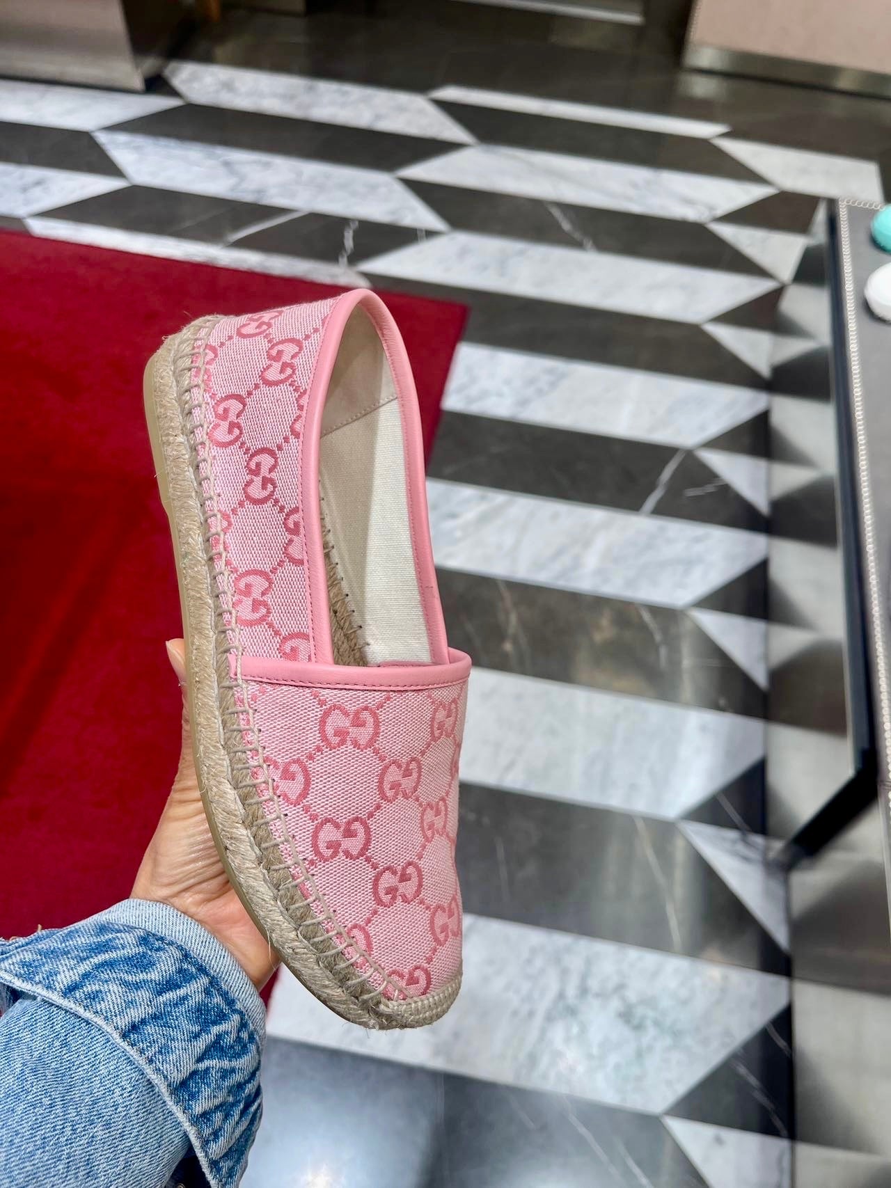 @Gucci Espadrille Shoes 女款老花漁夫鞋/435P220 🔔限時折🉐11000