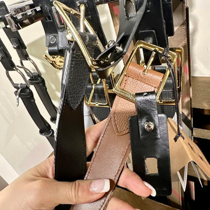 @Burberry Classic Belt 格紋雙面皮帶/P180 🔥下殺🉐9600