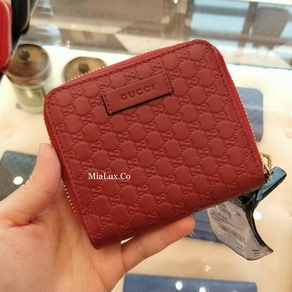 @Gucci Embossed Wallet 壓紋雙層拉鍊短夾/P230