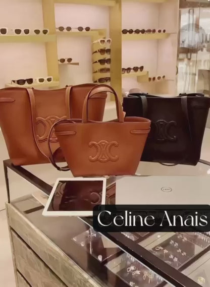 Celine Anais Cuir M/Mini 中款/迷你皮革托特包/E2400E2000🇪🇺