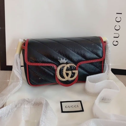 Gucci▪️GG Marmont Super Mini 超迷你翻蓋包/985 🉐40400