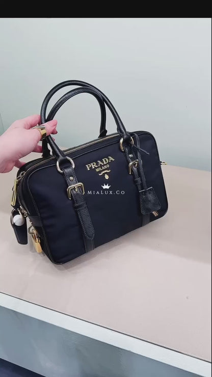 @Prada►Saffian 尼龍腰帶元素包/P910