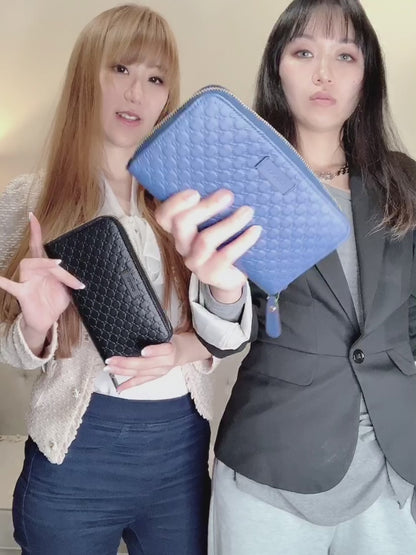 @Gucci▪️Embossed Long Wallet 壓紋拉鍊長夾/P270 🔔限時折🉐13150