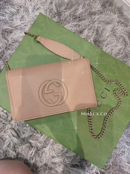 @Gucci▪️Soho WOC 浮雕翻蓋WOC包/P485 🔔限時折🉐22830