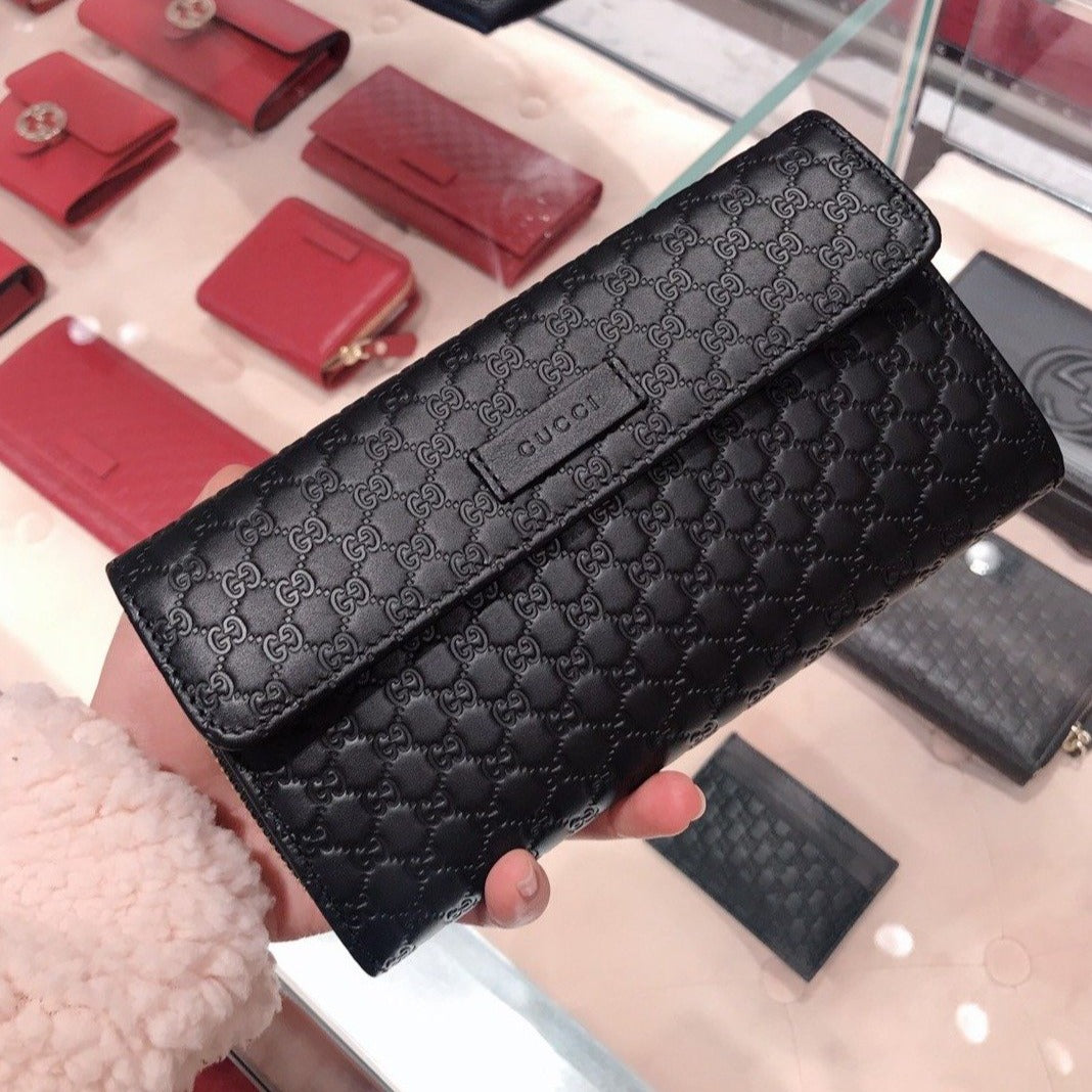 @Gucci▪️Embossed Flap Wallet 壓紋半翻蓋拉鍊長夾/P270 🔔限時折🉐13150