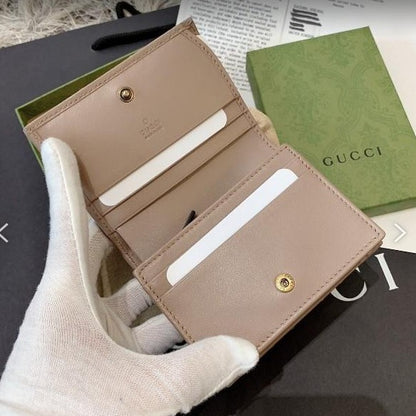 Gucci▪️GG Marmont Card Case Wallet 卡包雙開短夾/345 🉐14800