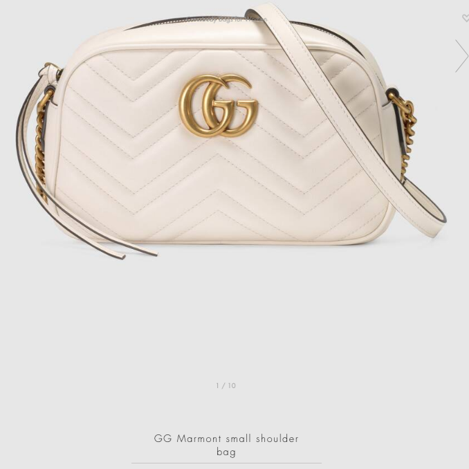 Gucci▪️GG Marmont Small Matelassé Calfskin Shoulder Bag 小款馬夢皮革相機包 -  * £ 1,340