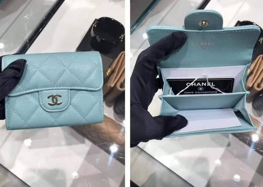 *CHANEL✨ CLASSIC FLAP COIN PURSE 經典格紋雙層翻蓋錢包 AP0220