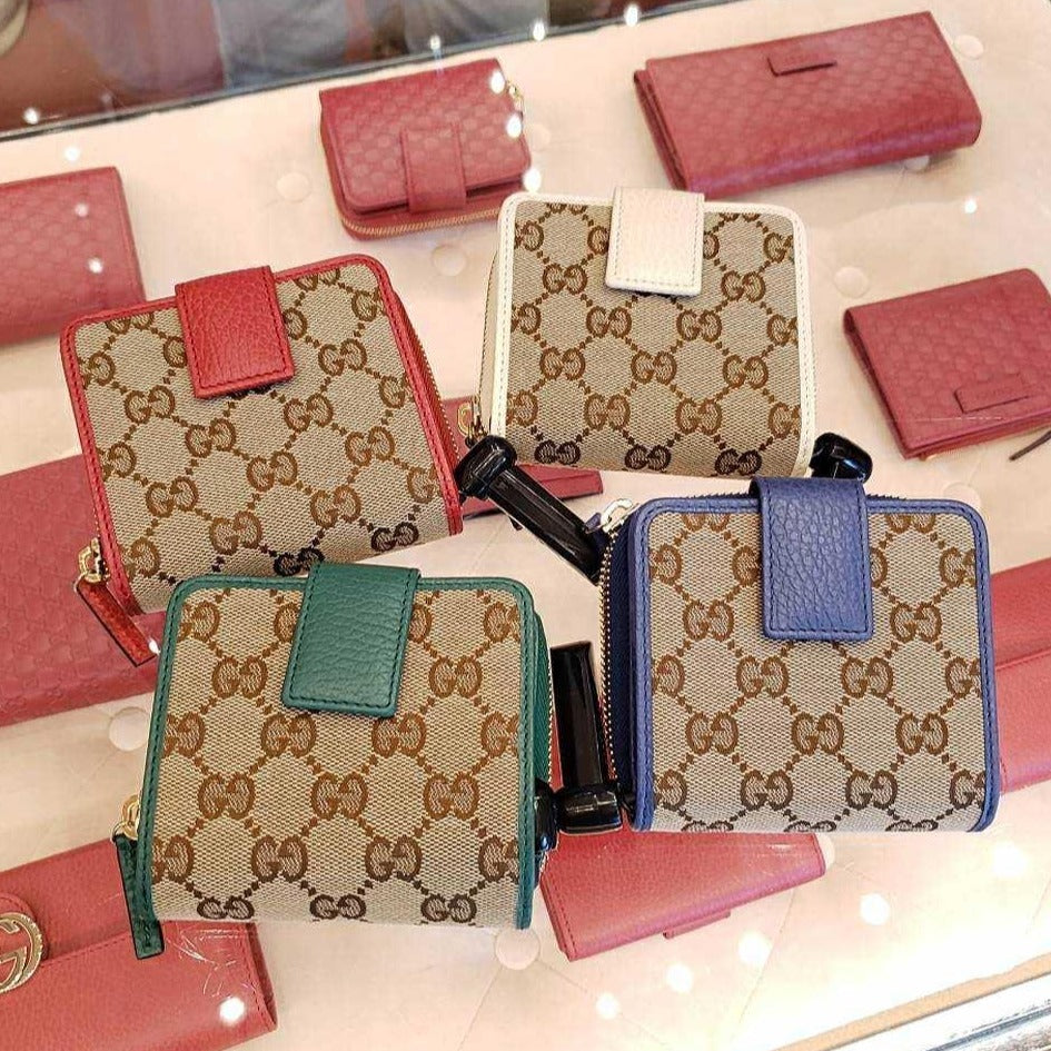 @Gucci Canvas 織布短夾/440P200 🔔限時折🉐11000