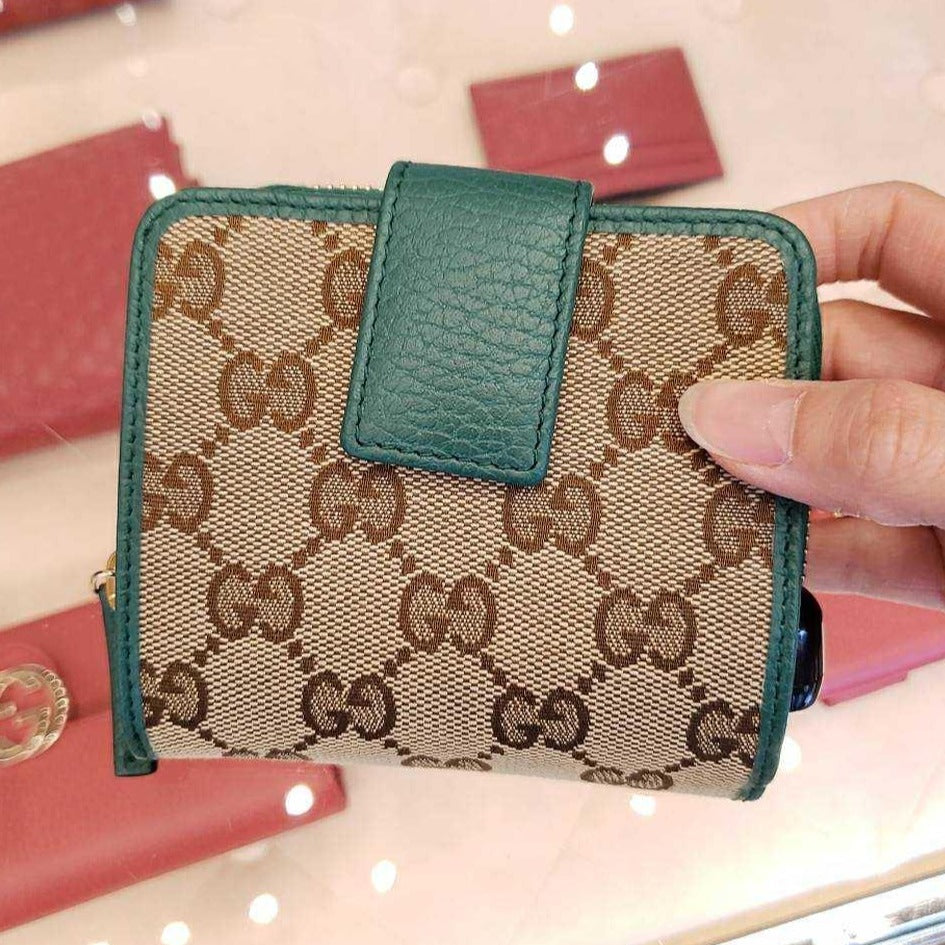 @Gucci Canvas 織布短夾/440P200 🔔限時折🉐11000