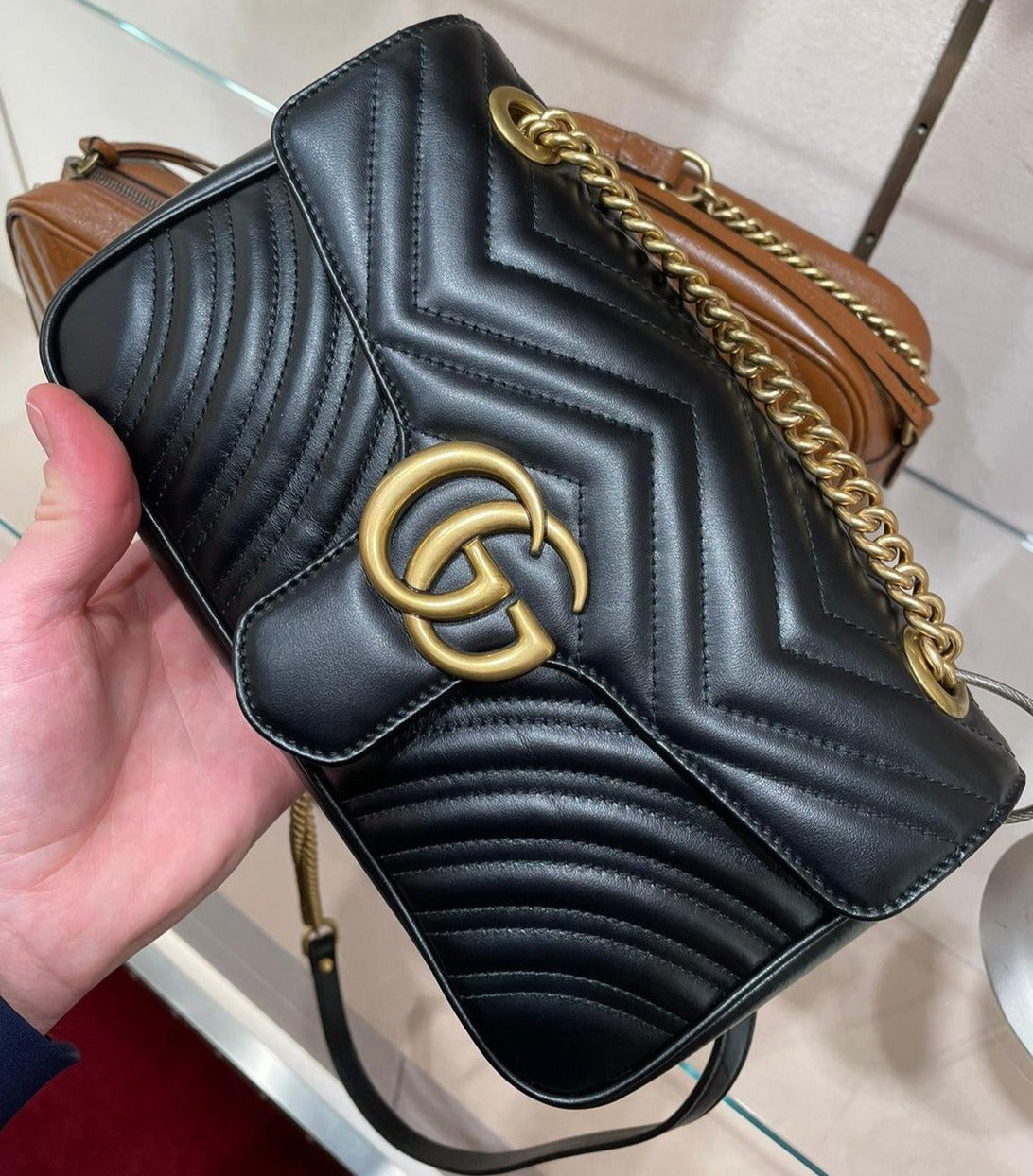 Gucci▪️GG Marmont Matelassé Mini au6su3翻蓋包 *£ 1,700