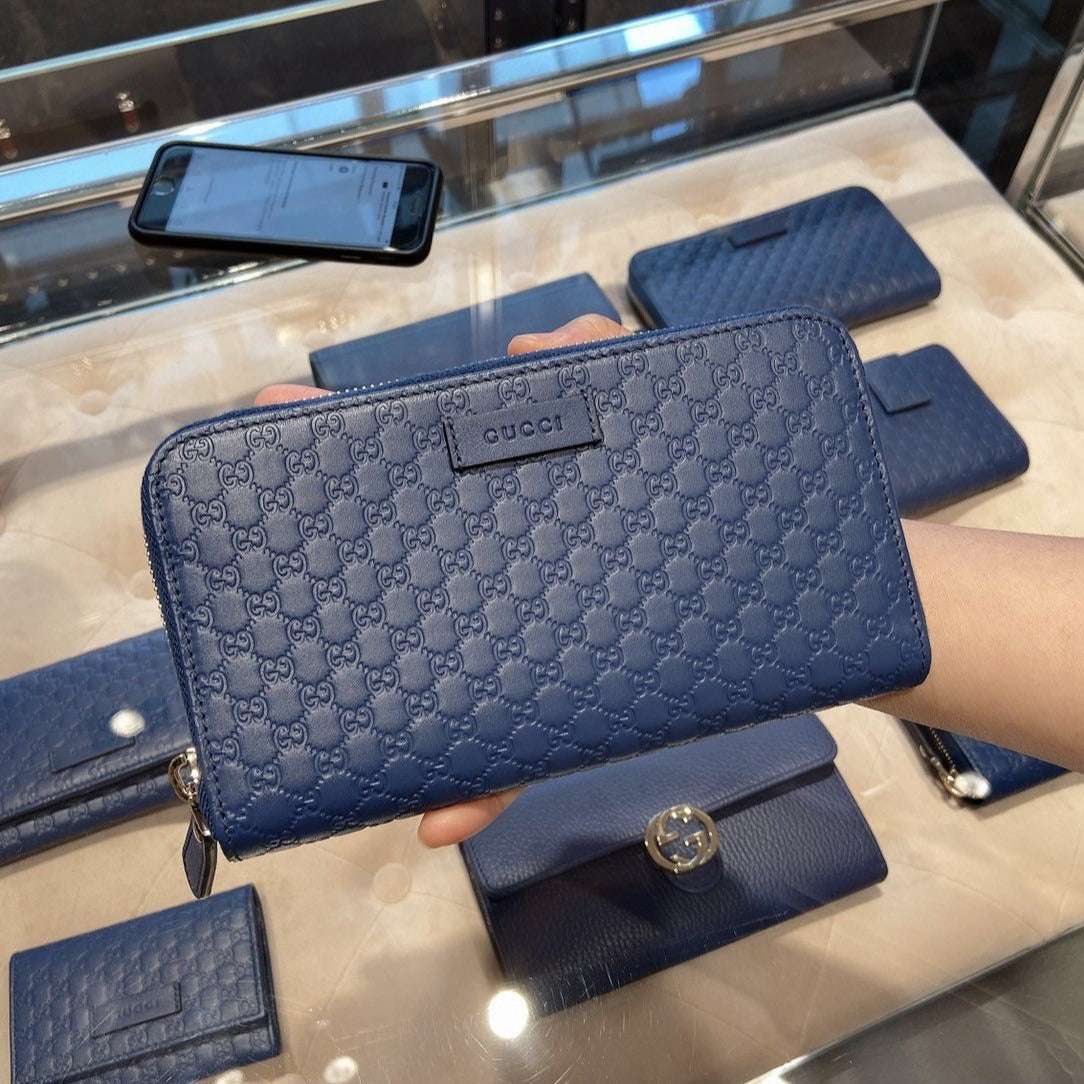 @Gucci▪️Embossed Long Wallet 壓紋拉鍊長夾/P270 🔔限時折🉐13150