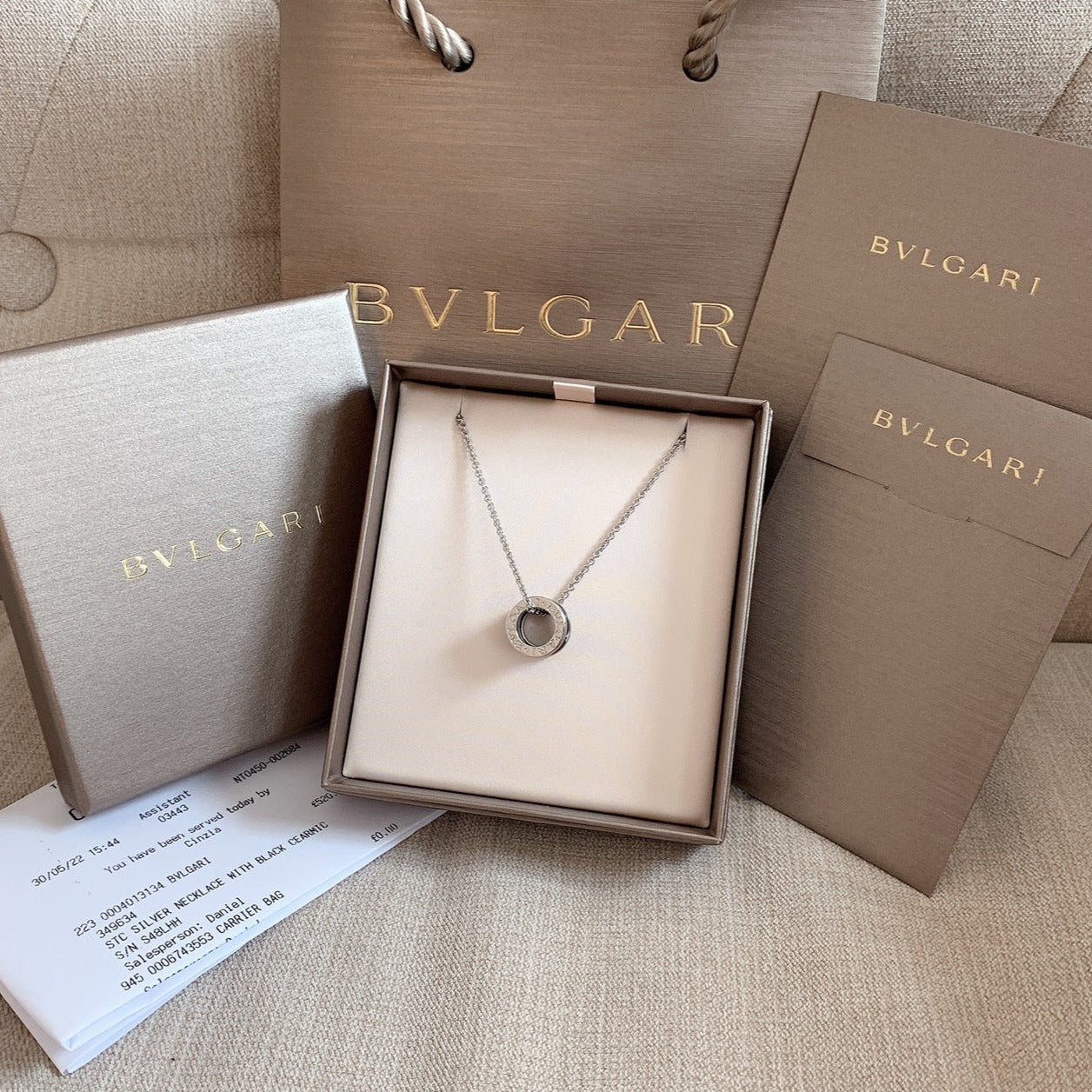 Bvlgari▪️SAVE CHILDREN NECKLACE 拯救兒童銀項鍊/570