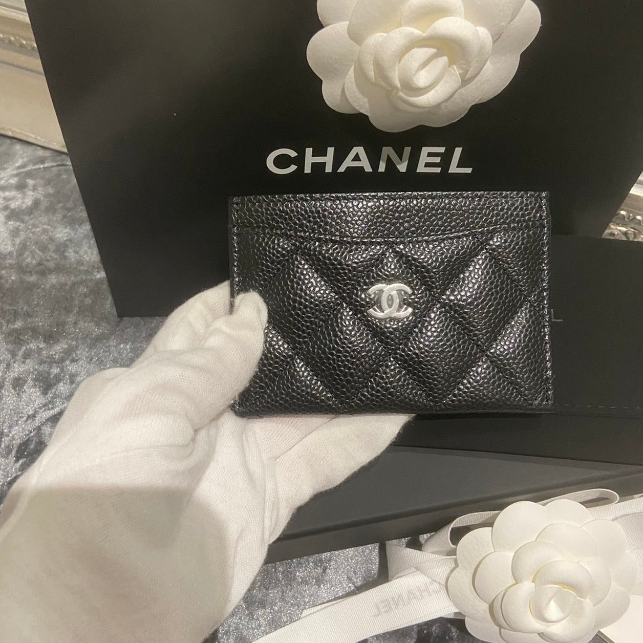 CHANEL▪️CF CARD HOLDER 經典格紋卡夾/410