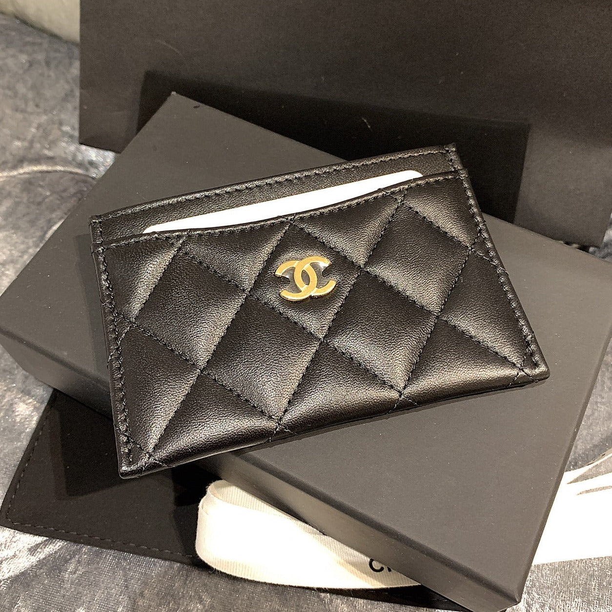 CHANEL▪️CF CARD HOLDER 經典格紋卡夾/410