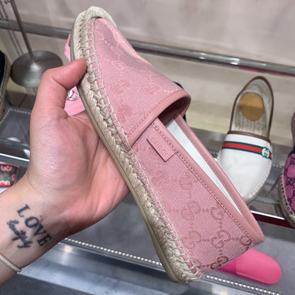 @Gucci Espadrille Shoes 女款老花漁夫鞋/435P220 🔔限時折🉐11000