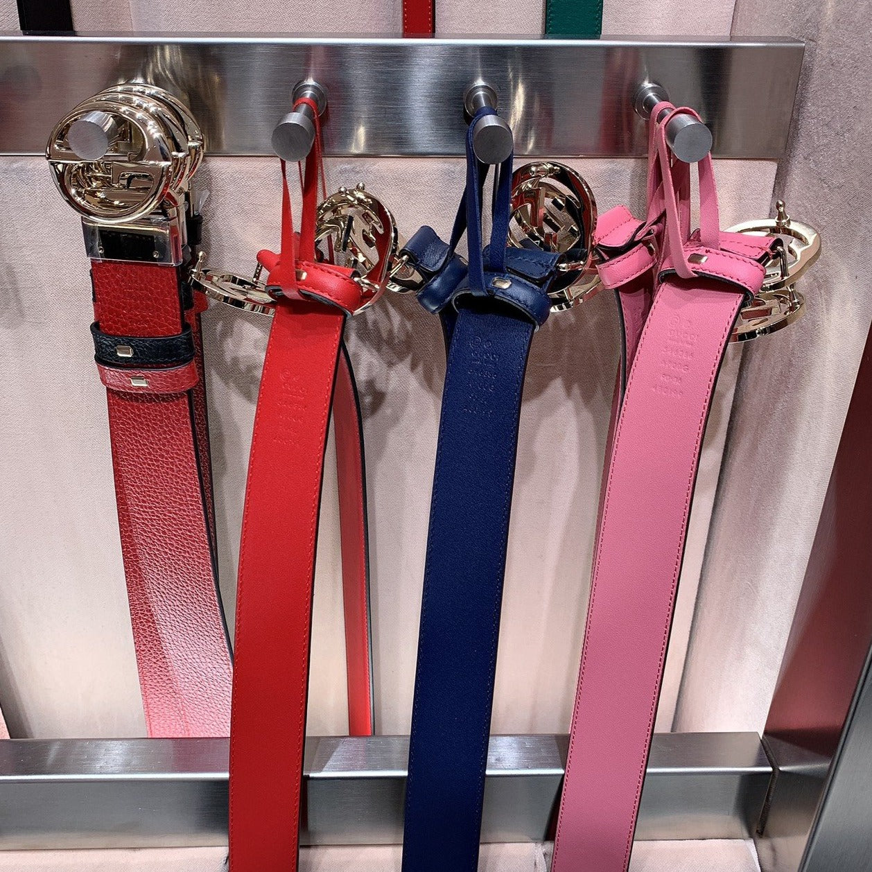 @Gucci▪️Calfskin Belt 女款正反同色皮帶/P230 🔔限時折🉐11350