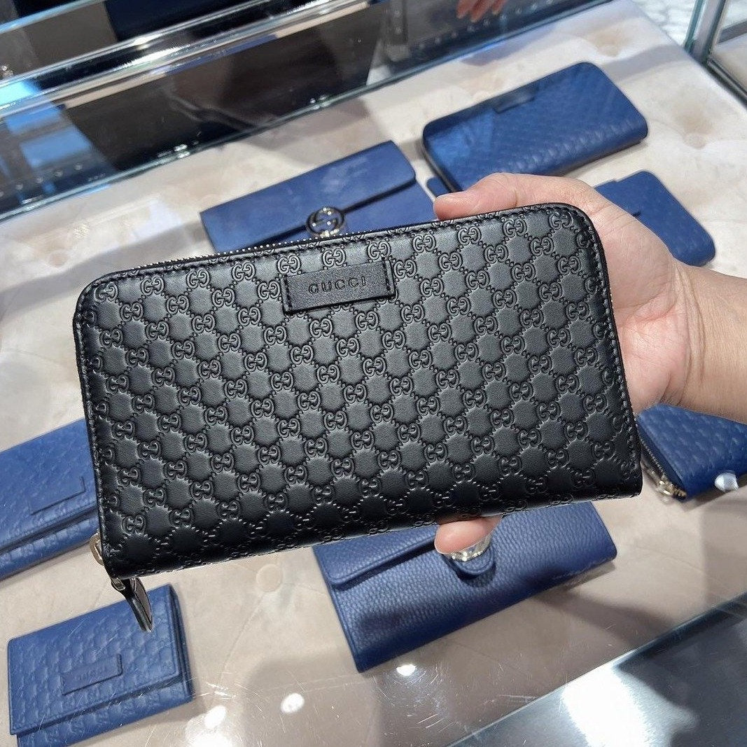 @Gucci▪️Embossed Long Wallet 壓紋拉鍊長夾/P270 🔔限時折🉐13150